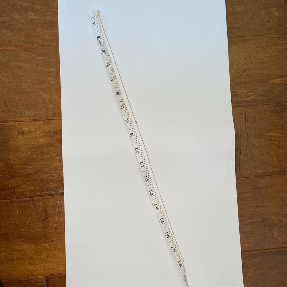 Solid 14K Yellow Gold Natural Diamond Solitaire XS Bezel Necklace Minimalist - Picture 13 of 13